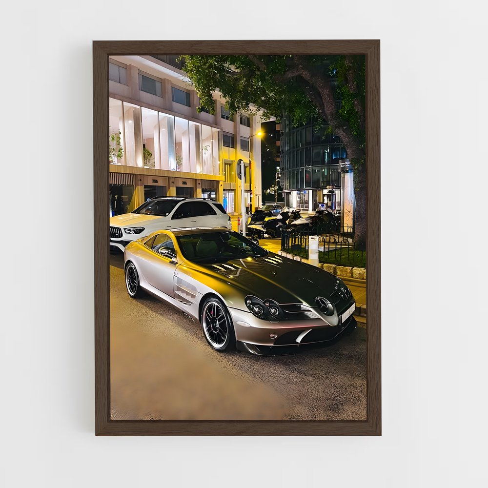 Poster Yellow Racer – affiche Mercedes (vue 5)